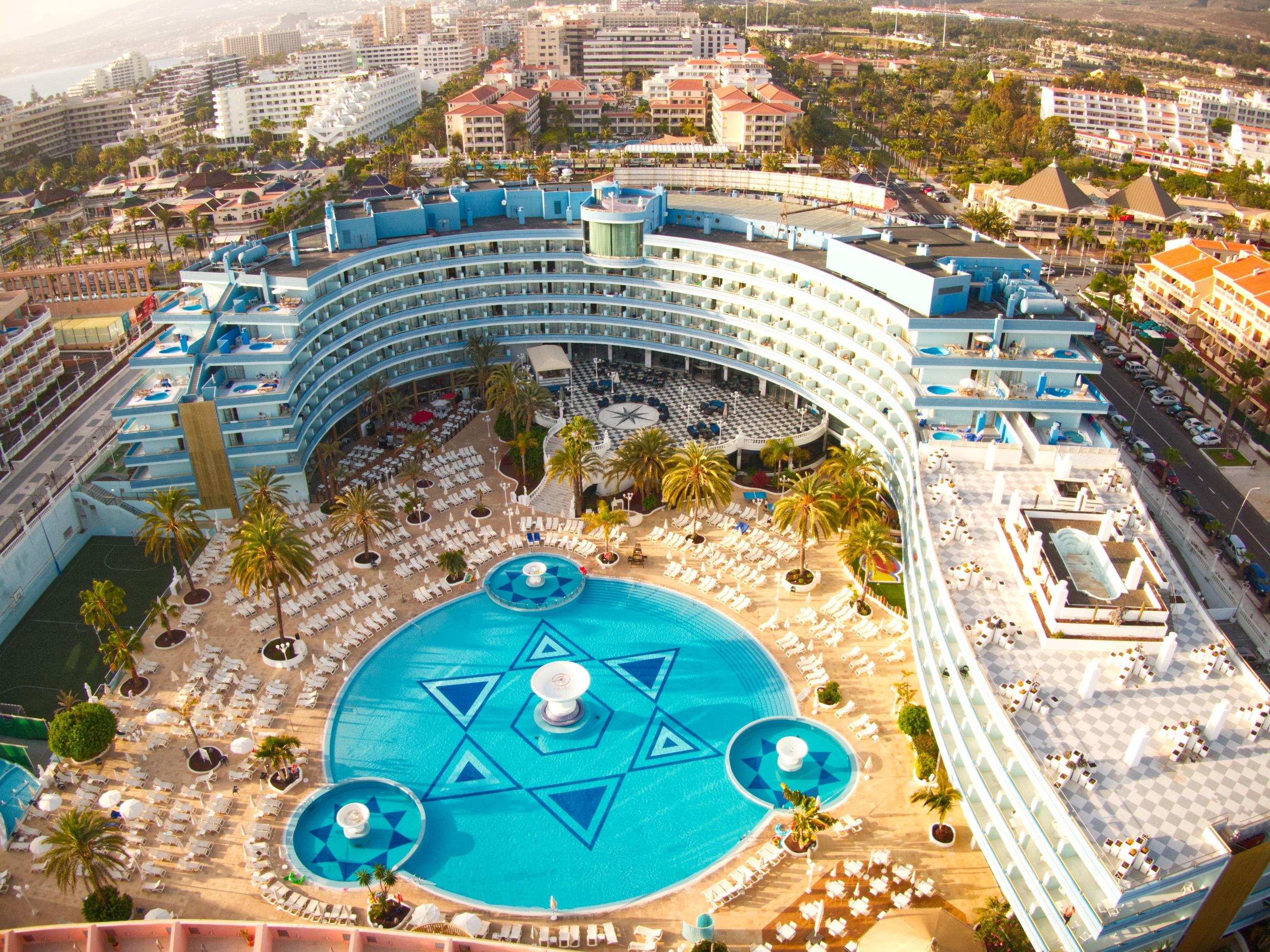 Mediterranean Palace Playa de las Americas  Exterior foto Aerial view of the hotel