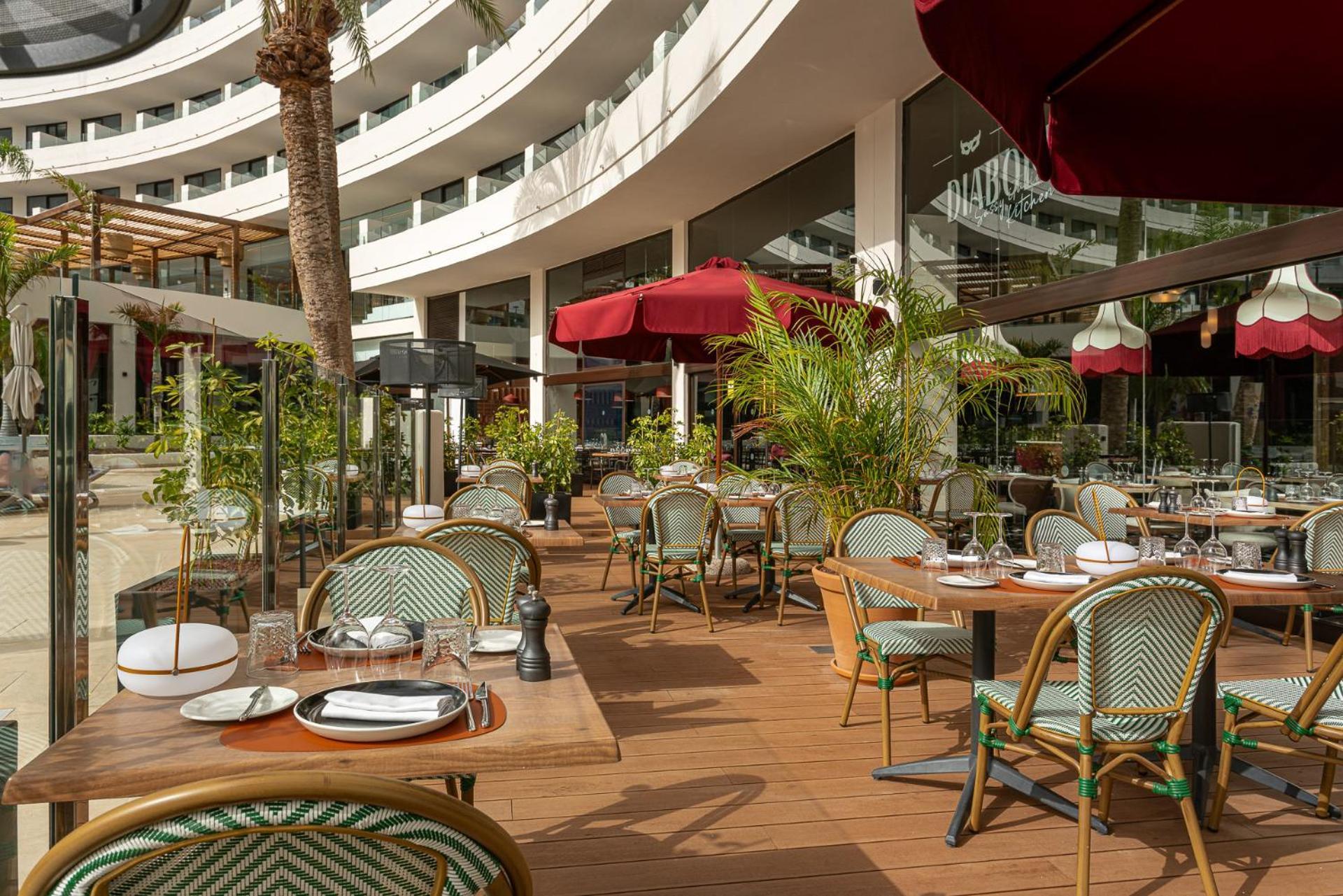 Mediterranean Palace Playa de las Americas  Exterior foto The restaurant